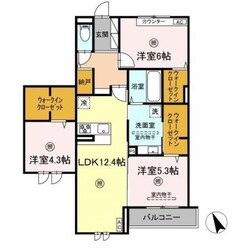 朝霧駅 徒歩3分 3階の物件間取画像